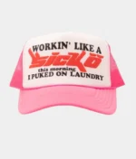 Sicko Laundry Trucker Hat Pink 1